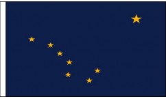 Alaska Table Flags